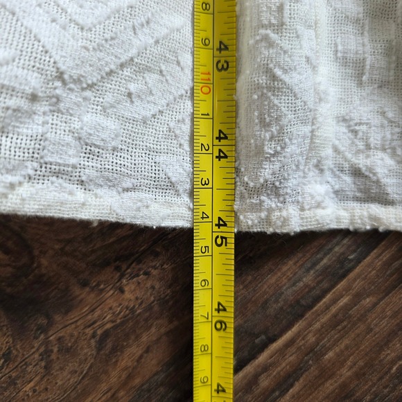 Z&L Made With Love Med White Cotton gauze Tassel Maxi Dress Boho Peasant Indie - Picture 12 of 13